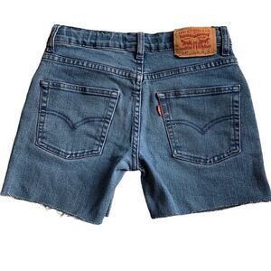 Levi’s‎ 514 DISTRESSED HIGH RISE cut off Jean shorts Size 26